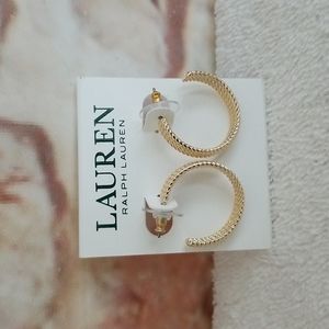 New Ralph Lauren Hoop Earrings